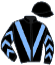 casaque portée par Julliot R. jockey du cheval de course JUVAL, information pmu ZETURF