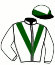 casaque portée par Grosjean J. jockey du cheval de course PAPER TROPHY (FR), information pmu ZETURF