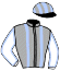 casaque portée par Smit W. jockey du cheval de course HORJMANE (AR), information pmu ZETURF