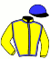 casaque portée par Smit W. jockey du cheval de course FREESIA DU PECOS (FR), information pmu ZETURF
