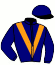 casaque portée par Flandrin B. jockey du cheval de course SILAS ANGEL (FR), information pmu ZETURF