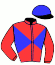 casaque portée par Werle A. jockey du cheval de course SISSILIEN (FR), information pmu ZETURF