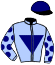 casaque portée par Plateaux J. jockey du cheval de course TAWHIRI (FR), information pmu ZETURF