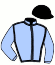 casaque portée par Vodrazka T. jockey du cheval de course SCARABI (FR), information pmu ZETURF