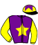 casaque portée par Rodriguez Nunez H. jockey du cheval de course DEBONAIR (FR), information pmu ZETURF