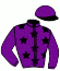 casaque portée par Foulon M. jockey du cheval de course ADDICTION, information pmu ZETURF