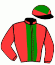 casaque portée par Veron F. jockey du cheval de course CALISCO, information pmu ZETURF