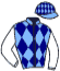 casaque portée par Saadi S. jockey du cheval de course PARABAK, information pmu ZETURF