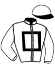 casaque portée par Mekouche Mlle A. jockey du cheval de course ASHUTOR, information pmu ZETURF