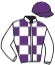 casaque portée par Mouesan H. jockey du cheval de course VIKING CITY, information pmu ZETURF