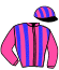 casaque portée par Foulon M. jockey du cheval de course MOREA, information pmu ZETURF