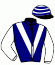 casaque portée par Meyer Mlle M. jockey du cheval de course MAD RIVER, information pmu ZETURF casaque portée par Meyer Mlle M. jockey du cheval de course MAD RIVER, information pmu ZETURF
