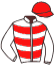 casaque portée par Eon Mlle M. jockey du cheval de course MAHA DIVA, information pmu ZETURF casaque portée par Eon Mlle M. jockey du cheval de course MAHA DIVA, information pmu ZETURF