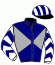 casaque portée par Lauron M. jockey du cheval de course LANCEUR D'ALERTE, information pmu ZETURF casaque portée par Lauron M. jockey du cheval de course LANCEUR D'ALERTE, information pmu ZETURF