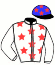 casaque portée par Maillot S. jockey du cheval de course ORANGEFIELD (FR), information pmu ZETURF casaque portée par Maillot S. jockey du cheval de course ORANGEFIELD (FR), information pmu ZETURF