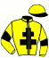 casaque portée par Nicoleau J. jockey du cheval de course ISEULT (FR), information pmu ZETURF