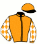 casaque portée par Bachelot T. jockey du cheval de course AMY C (GB), information pmu ZETURF
