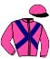 casaque portée par Benoist G. jockey du cheval de course LOCHSIDE (FR), information pmu ZETURF