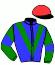 casaque portée par Journiac H. jockey du cheval de course IT'S ALL A DREAM (FR), information pmu ZETURF
