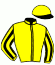 casaque portée par Mcdonald P. jockey du cheval de course SAM MAXIMUS (GB), information pmu ZETURF