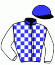 casaque portée par Pasquier S. jockey du cheval de course BLACK VOICE (GB), information pmu ZETURF