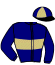 casaque portée par Bachelot T. jockey du cheval de course AGENT DOUBLE (FR), information pmu ZETURF