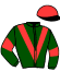 casaque portée par Cheminaud V. jockey du cheval de course LA BONBONNIERE (FR), information pmu ZETURF