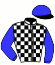 casaque portée par Cheminaud V. jockey du cheval de course ROYAL WORD (FR), information pmu ZETURF