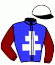 casaque portée par Monfort Mlle C. jockey du cheval de course FERRETTI (US), information pmu ZETURF