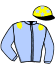 casaque portée par Mendizabal I. jockey du cheval de course YOUSINA (FR), information pmu ZETURF