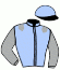 casaque portée par Rousset Y. jockey du cheval de course PENNBLE, information pmu ZETURF