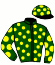 casaque portée par Demuro C. jockey du cheval de course PIET (FR), information pmu ZETURF