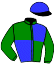 casaque portée par Lecoeuvre C. jockey du cheval de course LINESTROEM (FR), information pmu ZETURF