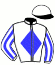 casaque portée par Forest M. jockey du cheval de course KOLOSSAL, information pmu ZETURF