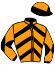 casaque portée par Barzalona M. jockey du cheval de course PRESCY LIIA, information pmu ZETURF