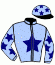 casaque portée par Thomas Ron. jockey du cheval de course SAN CRISTOBAL, information pmu ZETURF