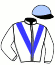 casaque portée par Bachelot T. jockey du cheval de course AORAKI, information pmu ZETURF