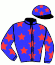 casaque portée par Barzalona M. jockey du cheval de course PARK OF DIAMOND, information pmu ZETURF