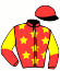 casaque portée par Crosse S. M. jockey du cheval de course STATE OF REST, information pmu ZETURF