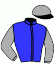 casaque portée par Lebouc Hug. jockey du cheval de course REVALITA, information pmu ZETURF