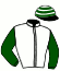 casaque portée par Guyon M. jockey du cheval de course DUC DE KENT, information pmu ZETURF