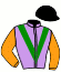 casaque portée par Bachelot T. jockey du cheval de course HYGROVE LASS, information pmu ZETURF