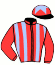 casaque portée par Ruis S. jockey du cheval de course HONEY BELLE, information pmu ZETURF