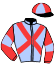 casaque portée par Planque S. jockey du cheval de course SYLPHID, information pmu ZETURF