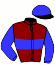 casaque portée par Mendizabal I. jockey du cheval de course VICTORIA ROAD, information pmu ZETURF