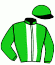 casaque portée par Lemaitre A. jockey du cheval de course HURRY HARRY, information pmu ZETURF