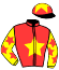 casaque portée par Bachelot T. jockey du cheval de course ROAD TO ARC, information pmu ZETURF