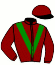 casaque portée par Barzalona M. jockey du cheval de course KHABESA, information pmu ZETURF