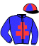 casaque portée par Cheyer Mme Per. jockey du cheval de course THE CHARM, information pmu ZETURF