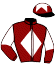 casaque portée par Mendizabal I. jockey du cheval de course FELISHA, information pmu ZETURF